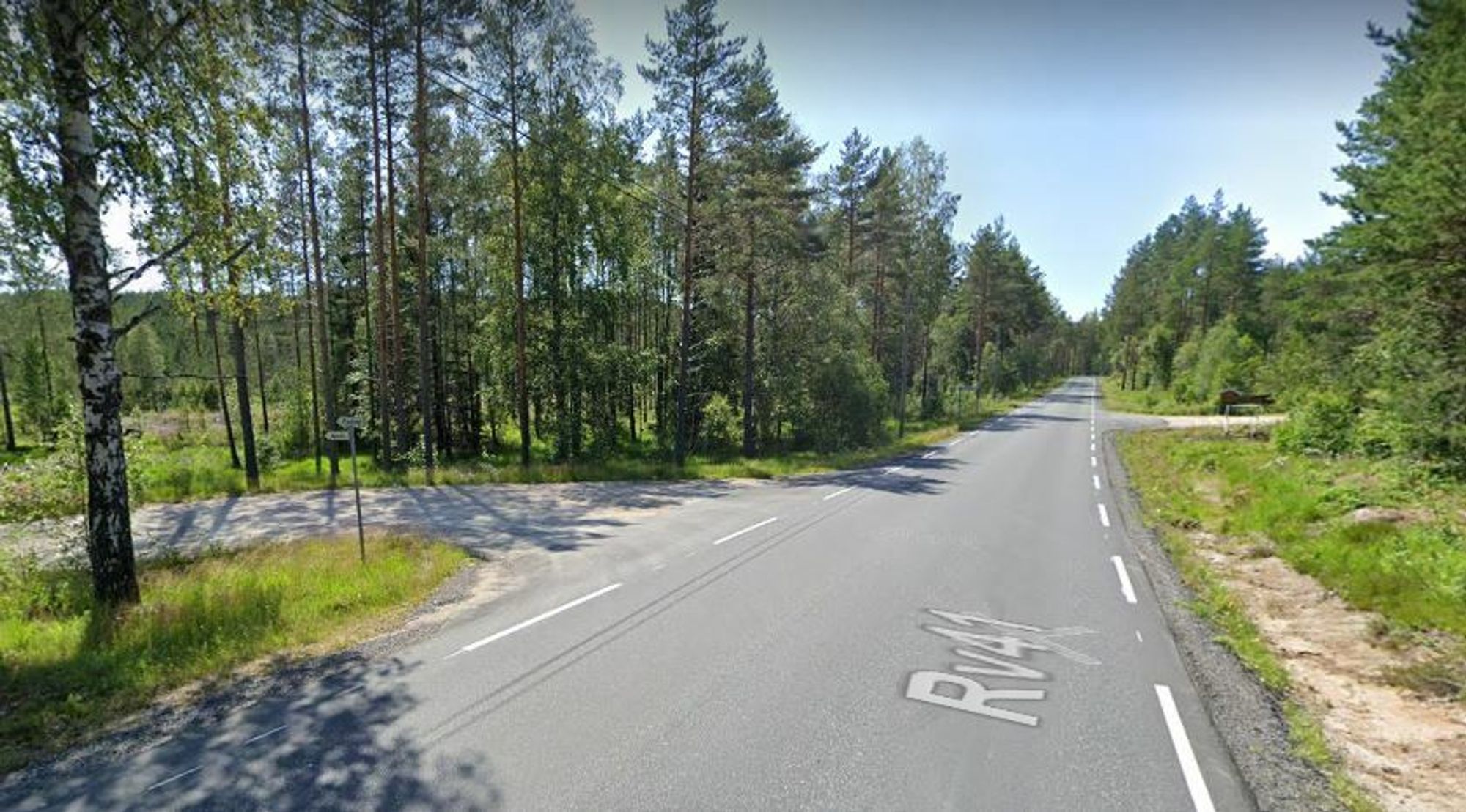 Riksvei 41 sør for Åmli.