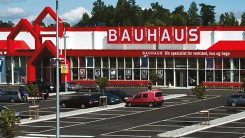 Bauhaus-varehus i Norge.