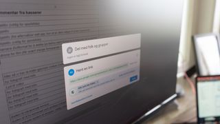 Delingsvindu foran et dokument i Google Drive