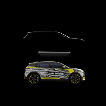 Megane er den første av flere biler som skal komme på CMF-EV-plattformen.