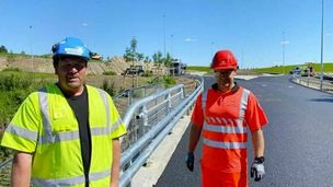 Nye bruer åpne for trafikk på den gamle riksveien mellom Løten og Elverum