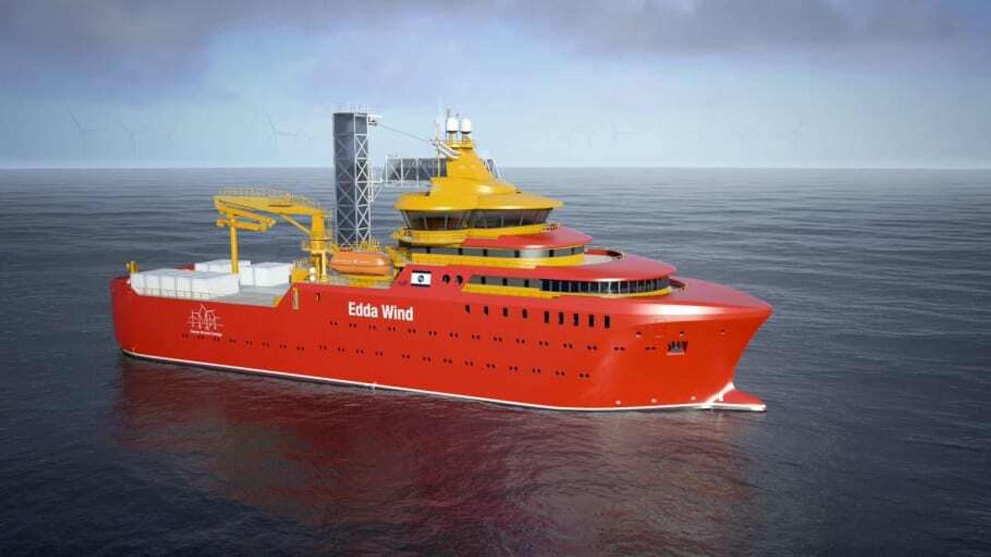 Edda Wind-fartøyene i Østensjø er blant fartøyene som skal tilrettelegges for et framdriftssystem basert på hydrogen lagret i olje.