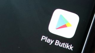 Google Play Butikk på en Android-mobil.