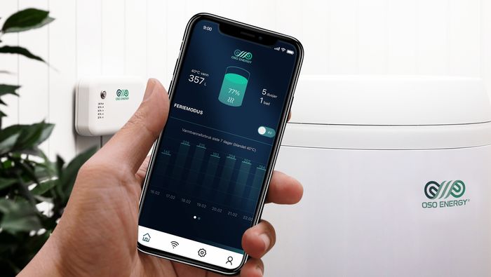 Man kan utsette oppvarmingen via en app.