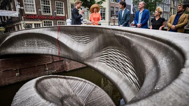 3D-printet stålbro viser mulighetene innen ny produksjonsteknologi
