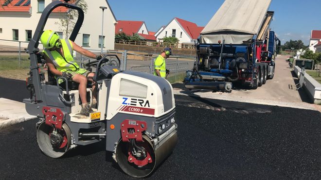 Viser fram sin første elektriske tandemvalse