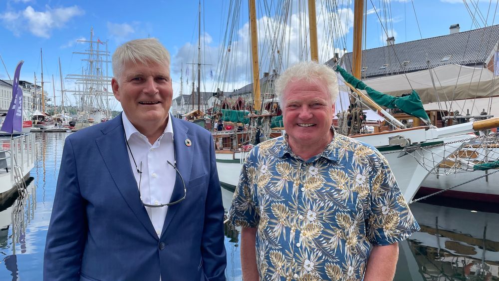 Nils Røkke, bærekraftdirektør i Sintef, og Johan E. Hustad, direktør for NTNU Energi etterlyser en storstilt norsk satsing på CO2-lagring.