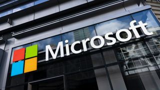 Illustrasjonsfoto av Microsofts logo.