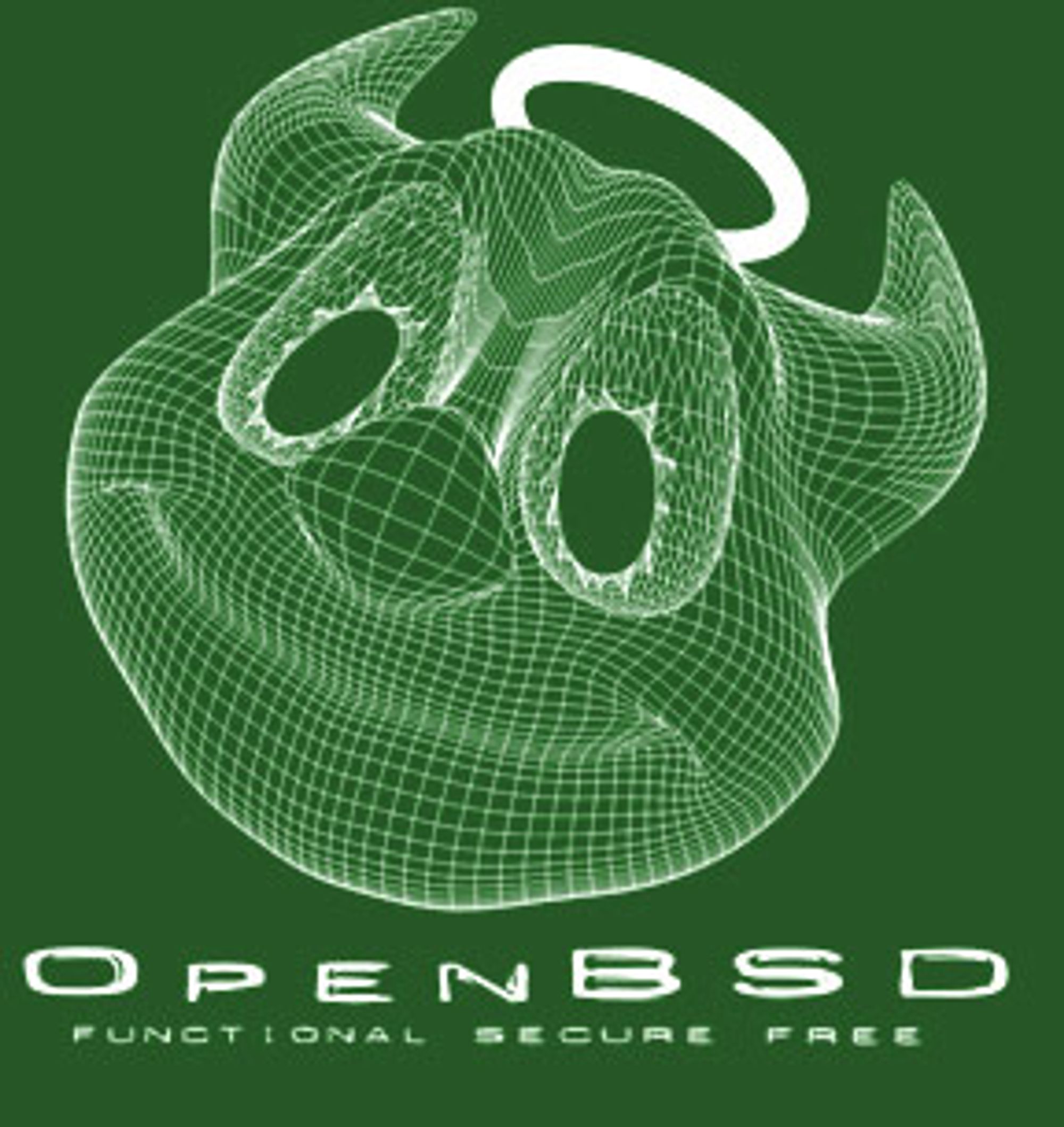 Det klassiske trådmodell-daemonhodet til OpenBSD.