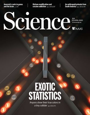 Forsiden på magasinet Science.