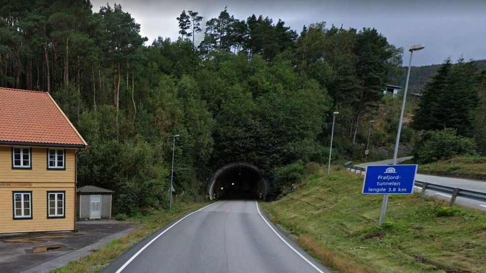 Den 3812 meter lange Frafjordtunnelen i Dirdal kommune ble åpnet for trafikk i 1999
