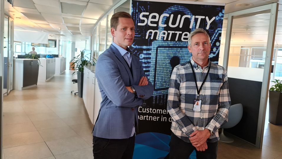 Telenors sikkerhetsrådgivere Thorbjørn Busch og Thomas Kopperud leder Telenors arbeid mot spoofing og annen telebasert svindel.