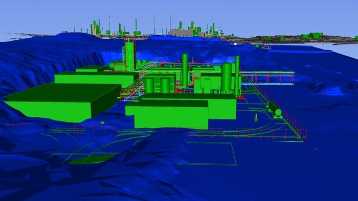 Grønt hydrogen skal framstilles i fabrikken på Mongstad ved hjelp av elektrolyse av vann.