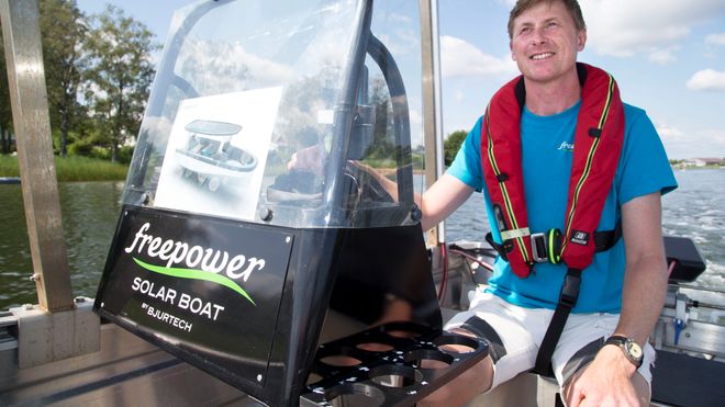 I sommer har elbåten Freepower vunnet en norsk og en global pris. Det gir Martin Bjurmalm fremtidstro. 