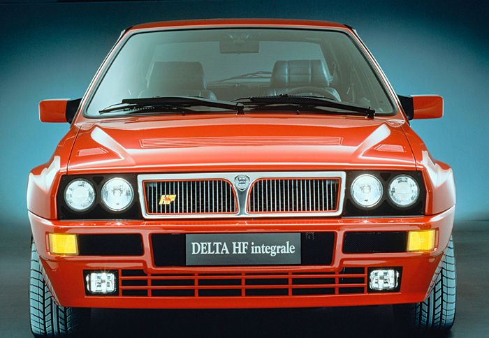 Lancia Delta HF Integrale i 1992-utgave.