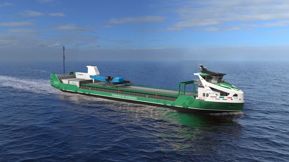 Zerocoaster konseptskip for HK Shipping, beregnet på seilas i Nord-Europa.