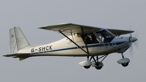 Til tross for det noe illevarslende navnet Ikarus C-42, gikk den første flyturen på 100 prosent syntetisk drivstoff bra. Bildet viser samme flytype, men ikke flyet som ble brukt i forsøket.