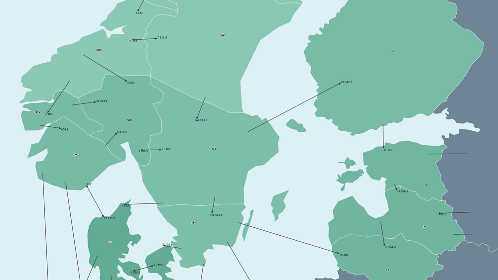 I morgen skal kraften flyte i begge retninger mellom Norge og Sverige. Men mest strøm går østover. Det har Statnett sett seg lei på.