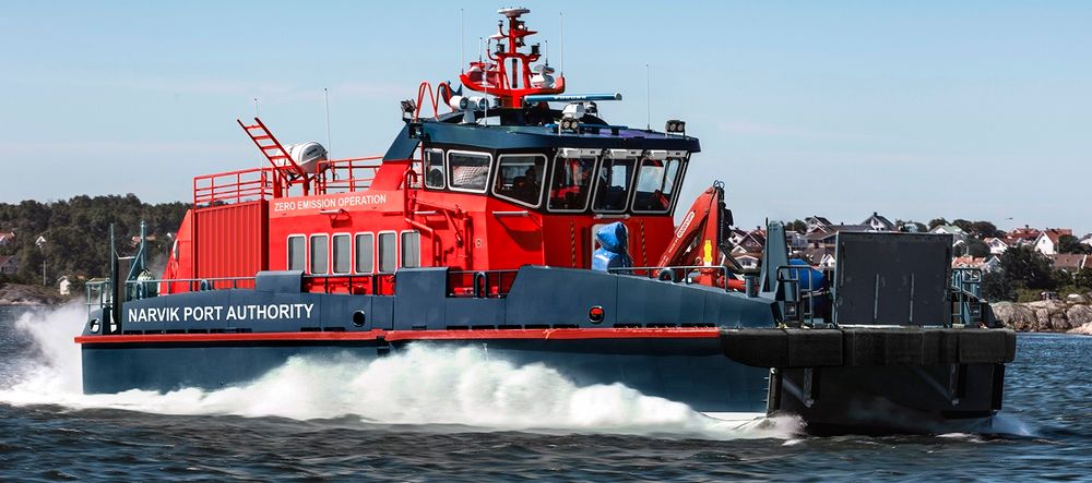 Grovfjord Mekaniske Verksted har designet den nye havnebåten og vil bygge den i aluminium. Toppfart blir 23 knop.