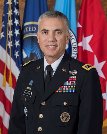 General Paul M. Nakasone, sjef for U.S. Cyber Command og direktør for National Security Agency.