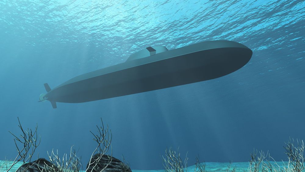 Illustrasjon av den kommende 212CD-ubåten.