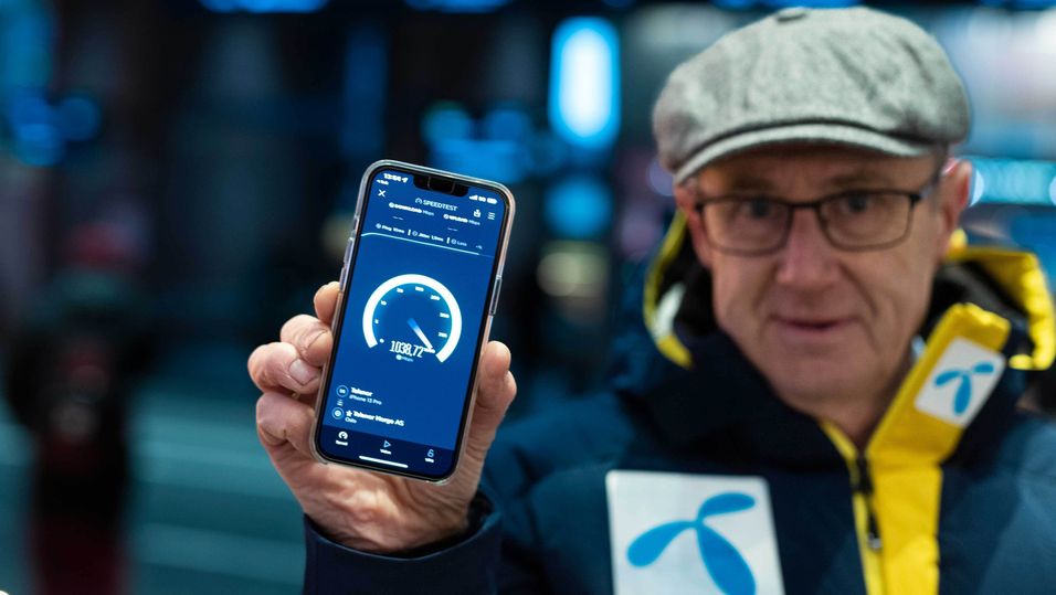 Dekningsdirektør Bjørn Amundsen forteller om to rekorder på en uke. Selskapet registrerer nå at de har 600.000 5G-mobiler i sitt nett.