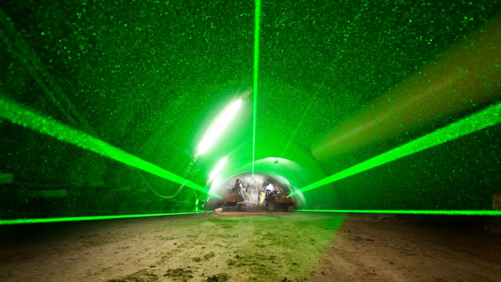 Bygger E6-tunneler med stor presisjon med egenutviklet laser 