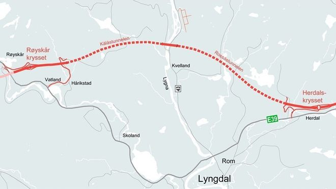 Norconsult landet avtale om heldigital gjennomføring for ny E39 ved Lyngdal