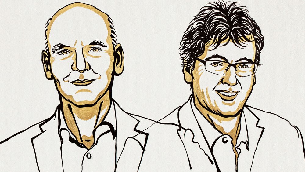 Forskerne Benjamin List (t.v.) og David MacMillan fikk årets nobelpris i kjemi. De har bidratt til utviklingen av en ny metode for å konstruere molekyler.