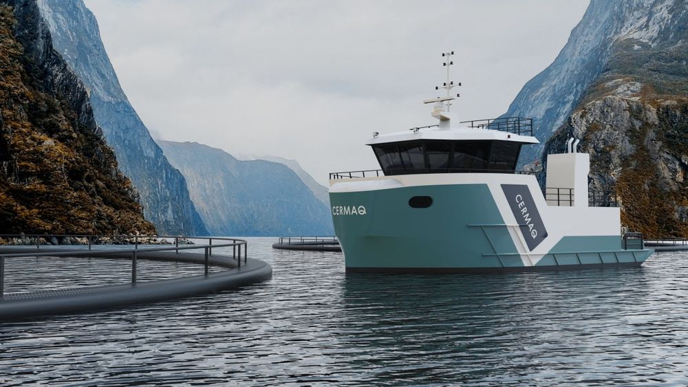 Cermaqs nye båt skal kunne yte service til havbruksnæringen uten utslipp. Båten er en av seks med 1000 kWh batteripakke som verftet skal levere i år og neste år.