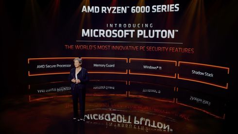 AMD-sjef Lisa Su fortalte tirsdag at selskapets nye Ryzen 6000-serie er de første CPU-ene på markedet som støtter sikkerhetsprosessoren Microsoft Pluton.