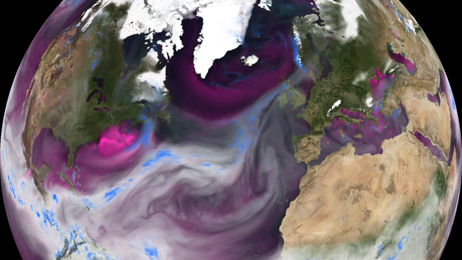Rødt farevarsel for ekstremværet Gyda: Atmosfæriske elver flyter rett mot Norge