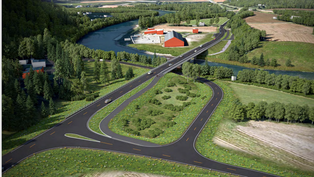 Prosjeket omfatter ny bru over Driva elv på rv. 70 ved Elverhøy, 8 km sør-øst for Sunndal sentrum. I tillegg til ny bru skal et firearmet kryss bygges om til T-kryss, og fylkesvegen under den nye brua skal legges om.