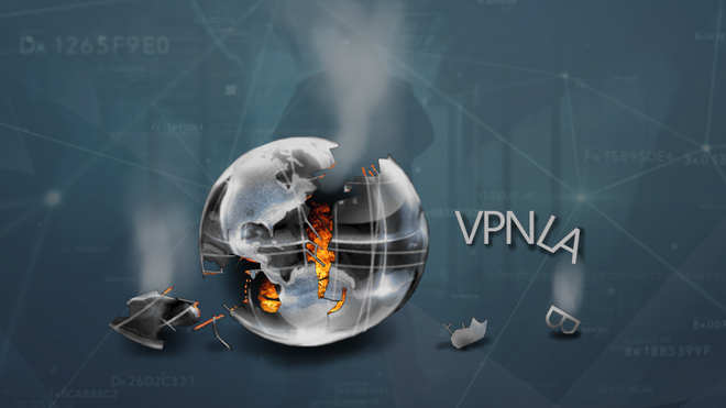Bilde fra nettstedet til VPN Lab etter at tjenesten ble «sprengt» av Europol.