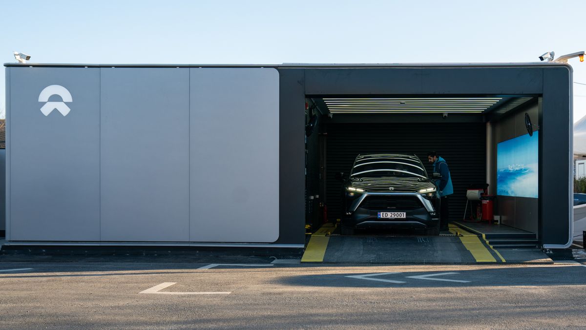 Nio will produce battery exchange stations in Europe