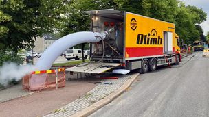 Olimb Rørfornying skal strømperenovere fem kilometer avløp i Drammen