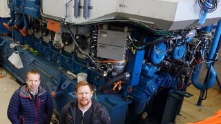 Tester snarvei til grønn skipsfart: Får ut 4000 hk på ammoniakk