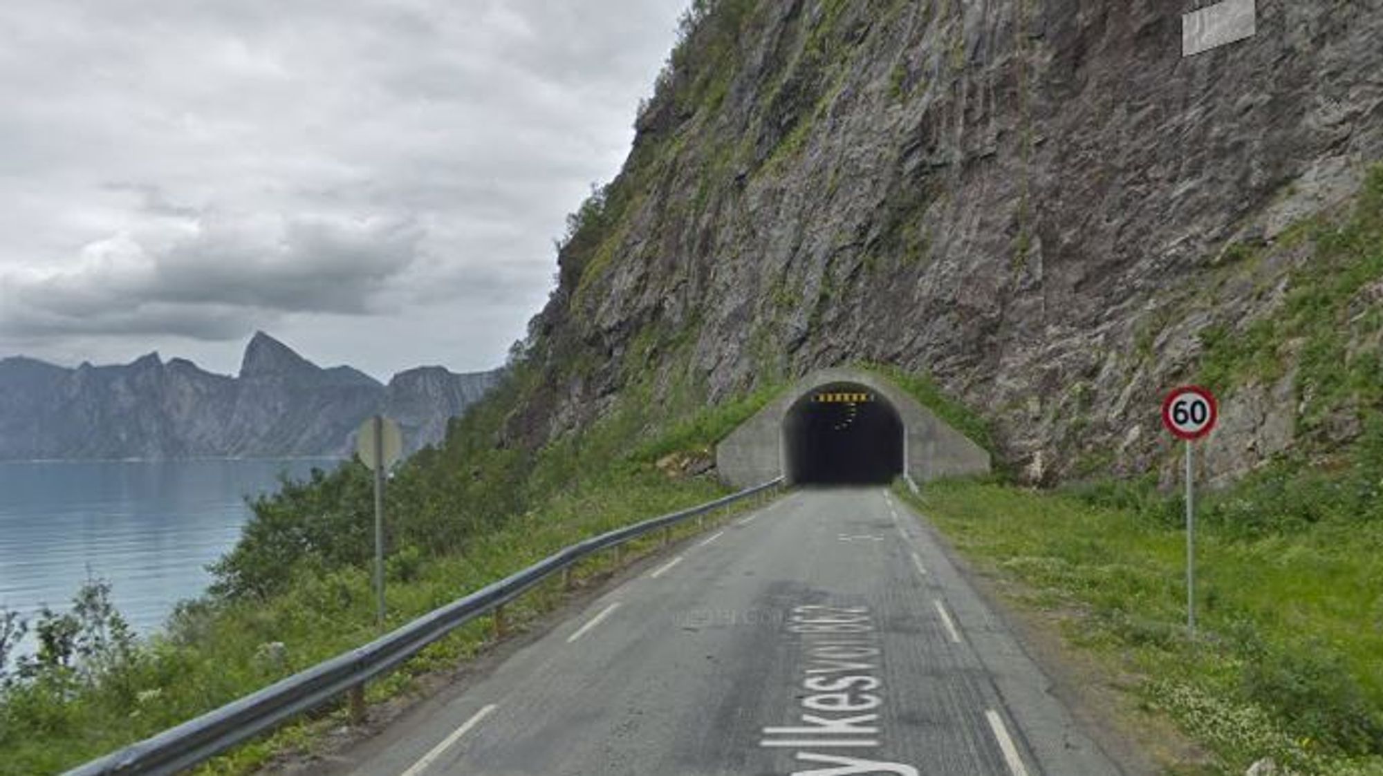 En av portalene til tunnelen. Her skal det komme overbygg.