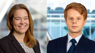 Partner Hanne Pernille Gulbrandsen og senior manager Steinar Østmoe i Deloitte advokatfirma