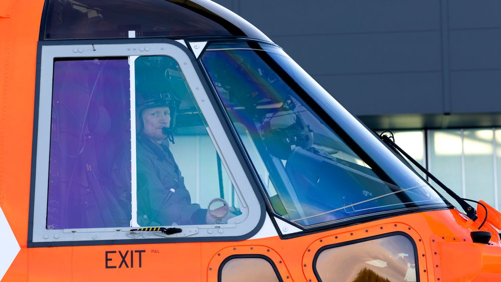 Major Bjørn Bottolfs var fartøysjef på AW101-612 0280 som landet på Banak tirsdag 15. februar.