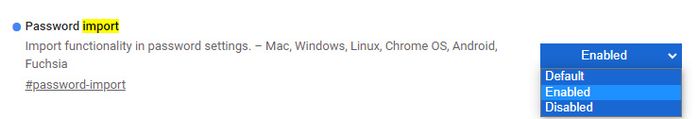 Slik skrur du på passordimportstøtten i Chrome og Vivaldi.