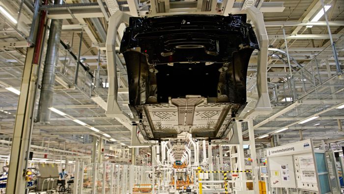 Fra produksjonen av VW ID.3 i Zwickau.