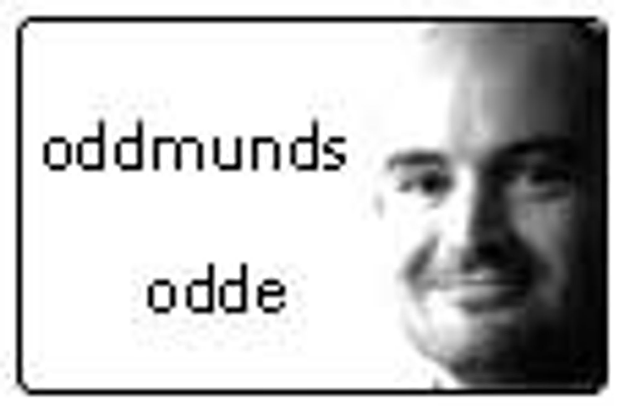 Oddmunds odde. Kommentarvignett for Oddmund Grøtte.