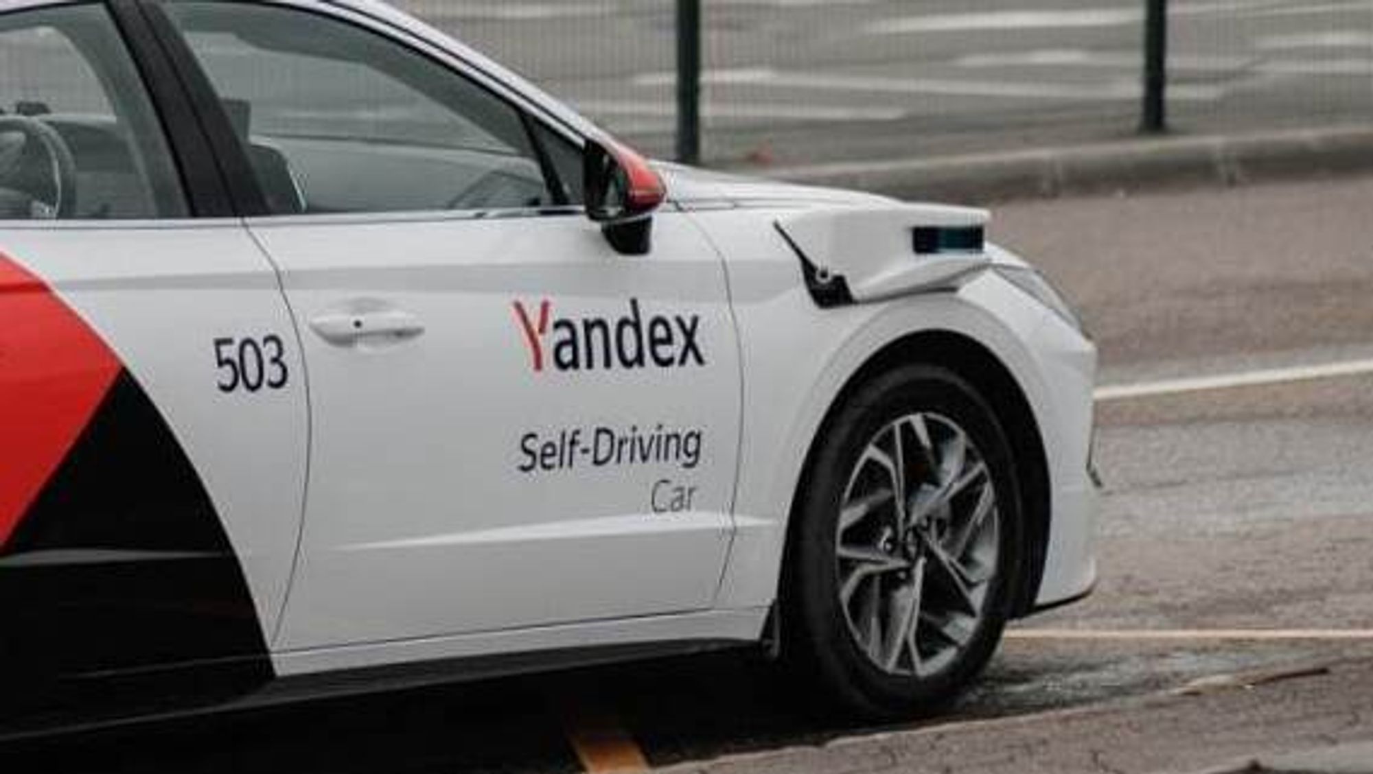 Selvkjørende Yandex-bil.
