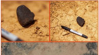 Droppet manngard: Droner og maskinlæring fant meteoritt på noen få centimeter i ørken