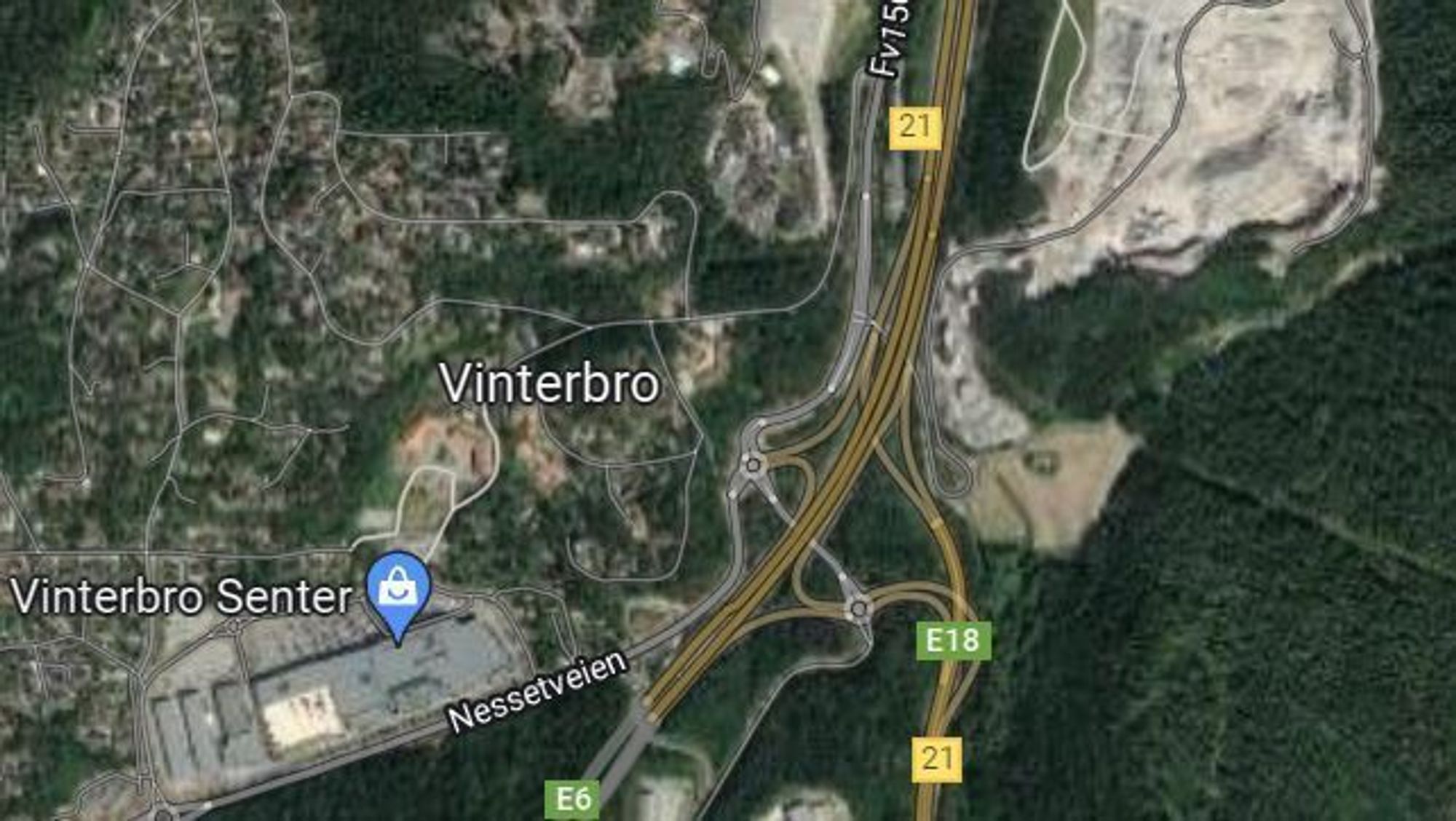 Vinterbrokrysset slik det ser ut i dag