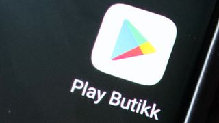 Google Play Butikk på en Android-mobil.