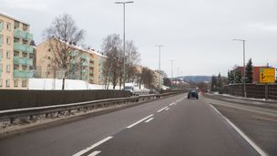 TØI anbefaler 50-sone og innsnevring til to felt mellom Sinsen og Grorud