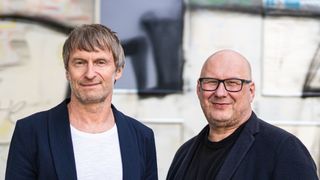 Forte Digital i Tyskland skal drives av Joachim Bader og Christof Zahneissen. To menn i dress og t-skjorte.