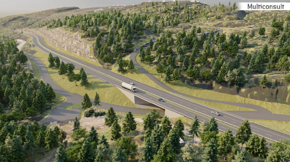 Vegvesenet har også gjennomgått 13 motorveiprosjekter de vil slanke. Blant dem er E134 Saggrenda-Elgsjø, som er planlagt å ha en årsdøgntrafikk (ÅDT) på beskjedne 5100 kjøretøy.